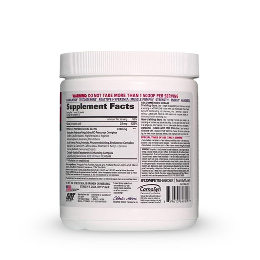 GAT Sport Nitraflex Fruit Punch Flavour powder -Pack of 30 Servings