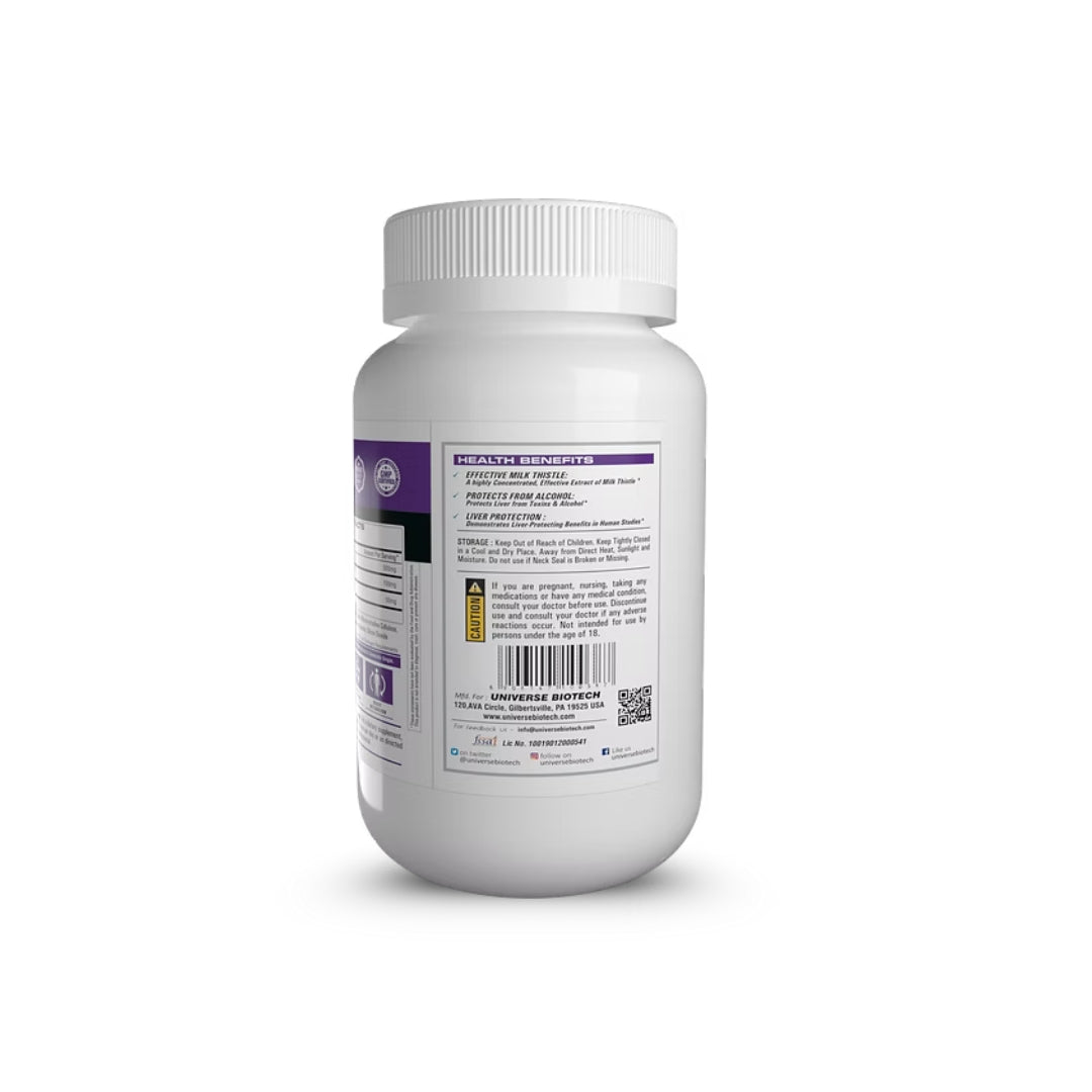 Universe Biotech Silymarin, 90 Capsules