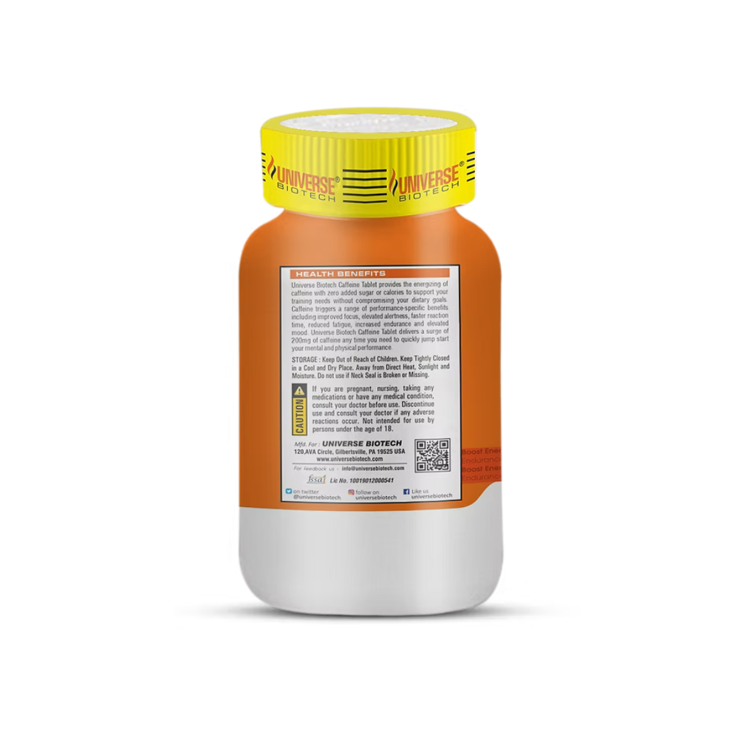 Universe Biotech Caffeine, 100 Tablets