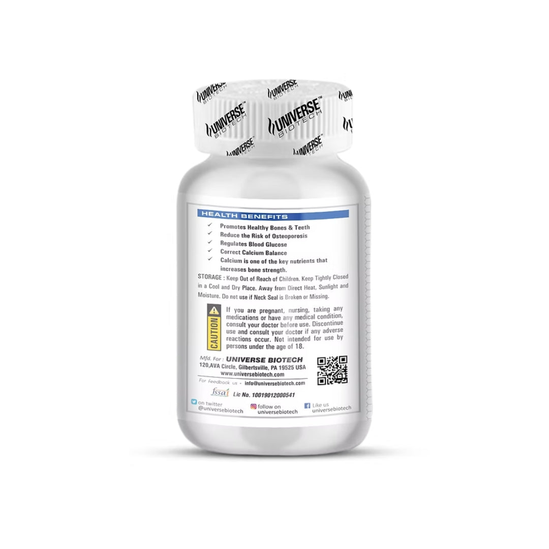 Universe Biotech Calcium, 100 Tablets