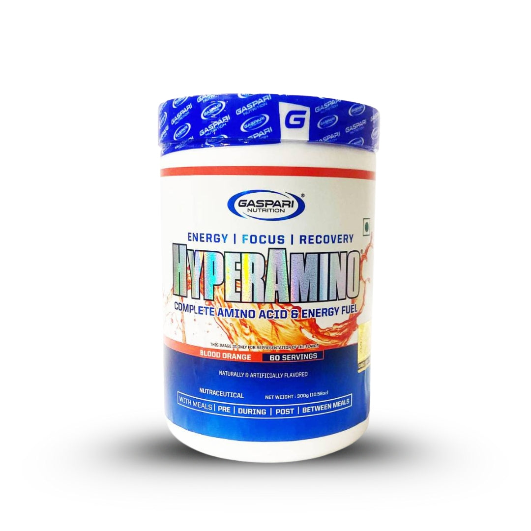 Gaspari Hyper Amino - 300 gm (0.66 Lb), Blood Orange