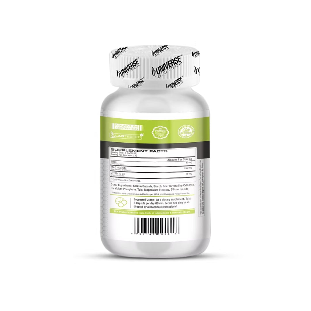 Universe Biotech ZMA, 90 Capsules