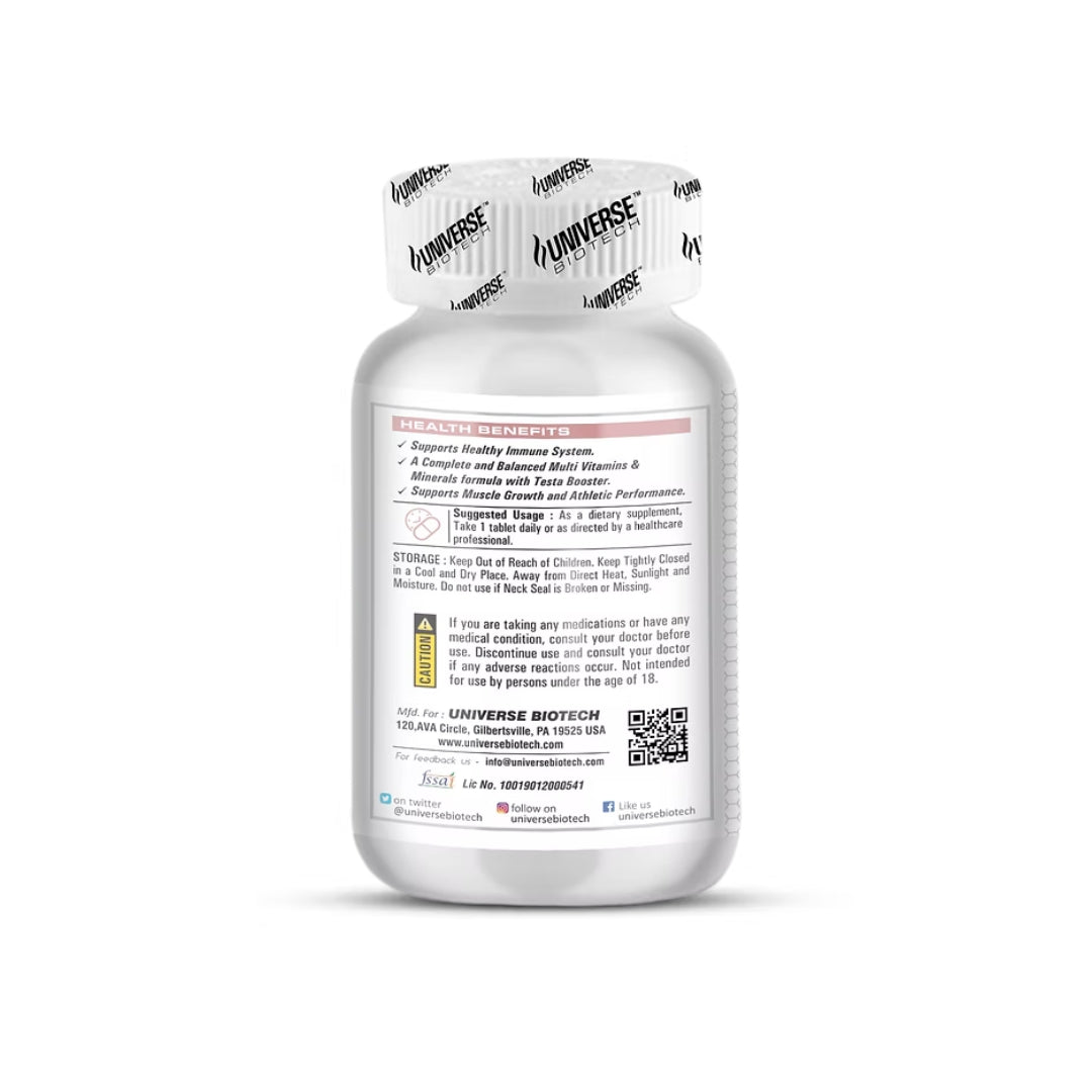 Universe Biotech Multitest, 60 Tablets