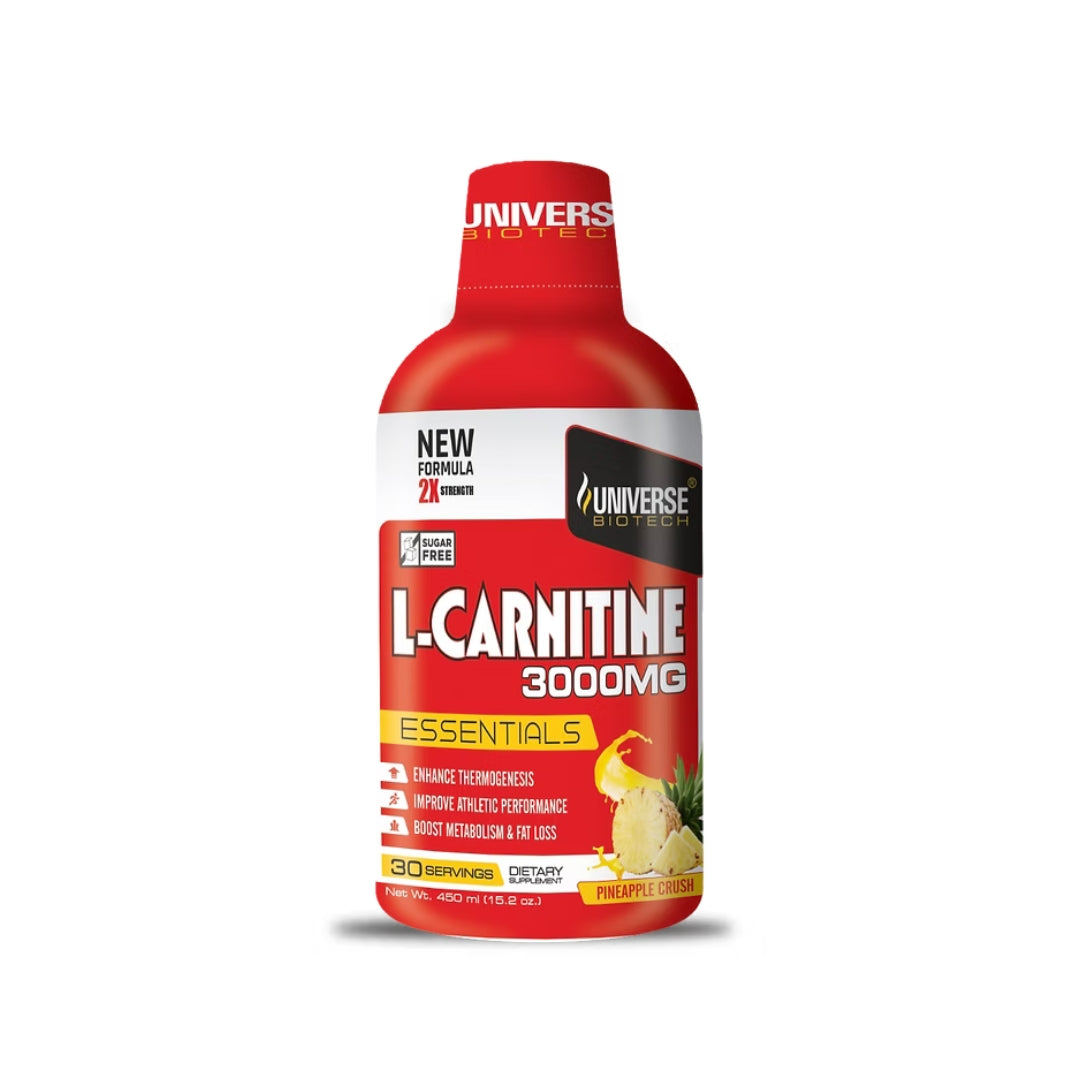 Universe Biotech L-Carnitine Liquid (3000 Mg), 30 Servings