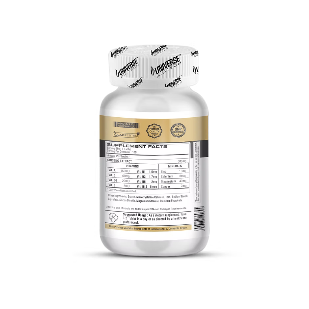 Universe Biotech Pansax Ginseng Gold, 90 Capsules